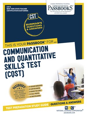 Communication and Quantitative Skills Test (CQST) - ebook